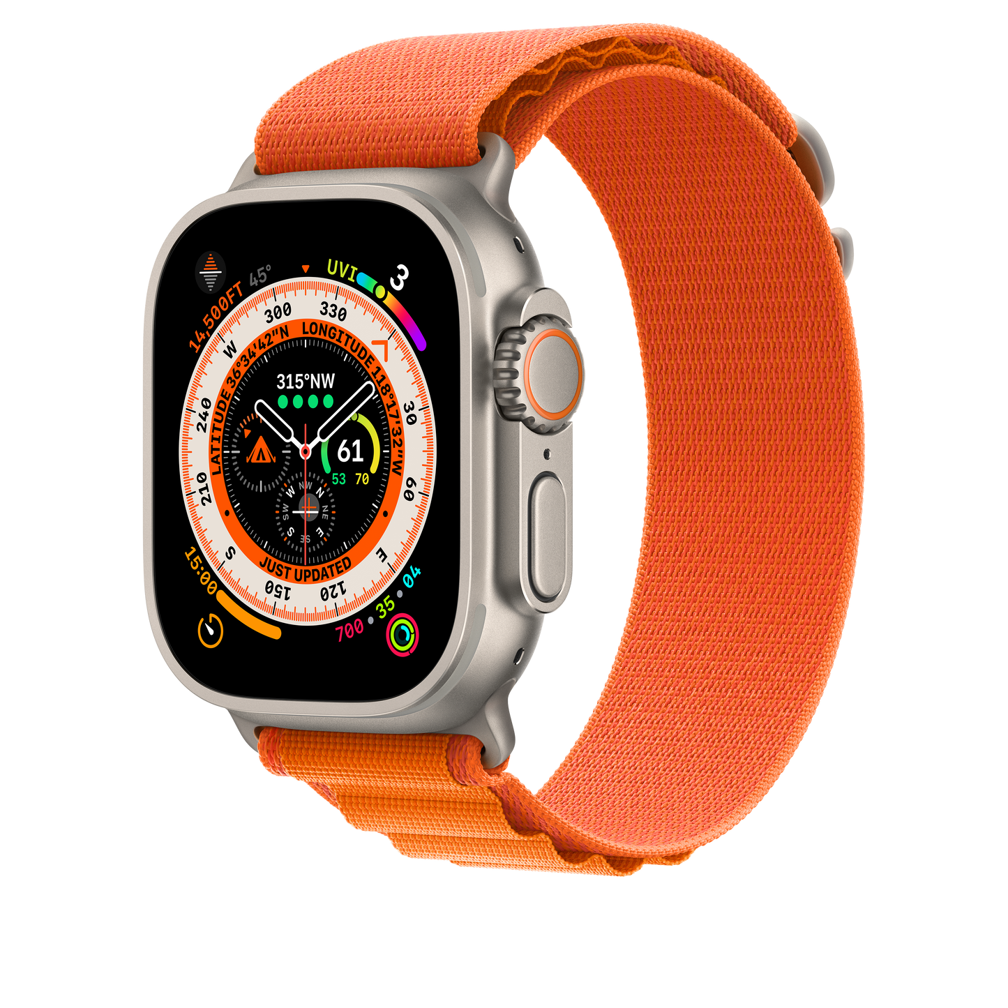 Correa Loop Alpine naranja (49 mm) - Talla S