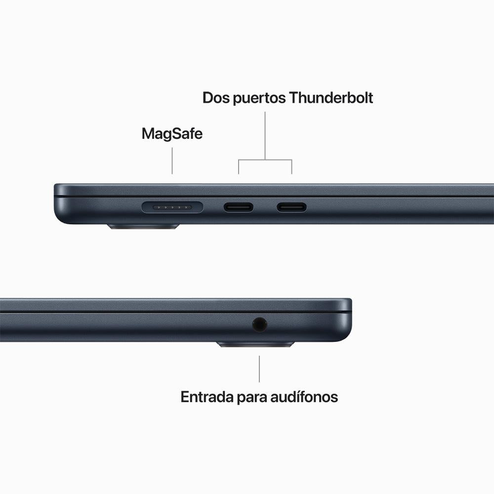 MacBook Air de 15 pulgadas Chip M2 de Apple con CPU de ocho núcleos y GPU de diez núcleos teclado español