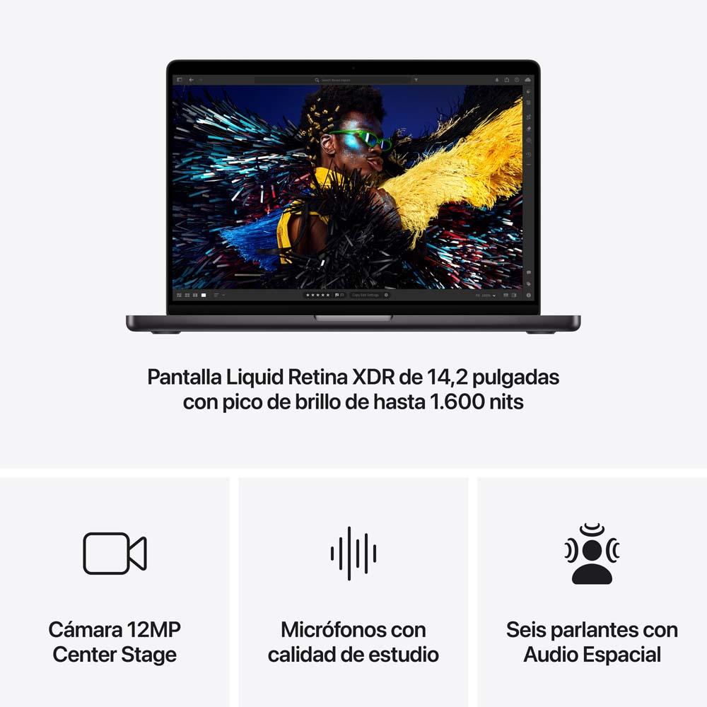 MacBook Pro de 14 pulgadas: Chip M4 Pro de Apple con CPU de 12 núcleos