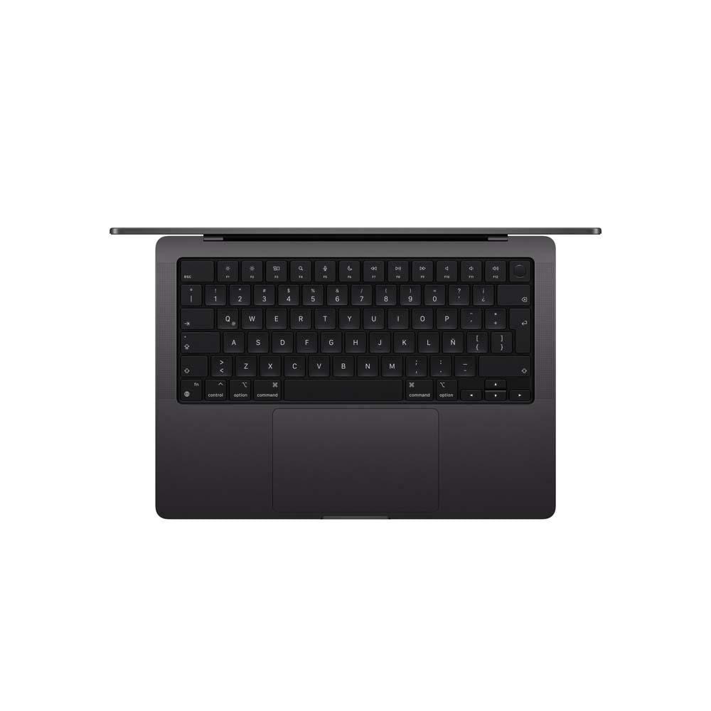 MacBook Pro de 14 pulgadas: Chip M4 de Apple con CPU de 10 núcleos y GPU de 10 núcleos, 512 GB SSD - Negro espacial