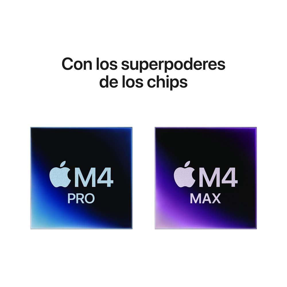 MacBook Pro de 16 pulgadas: Chip M4 Pro de Apple con CPU de 14 núcleos y GPU de 20 núcleos, 512 GB SSD - Negro espacial