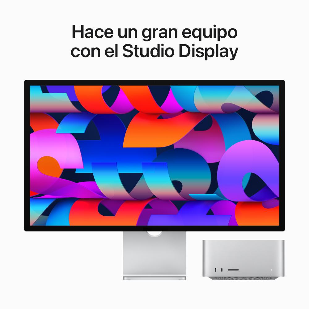 Mac Studio: Chip M2 Max de Apple con CPU de 12 núcleos, GPU de 30 núcleos y Neural Engine de 16 núcleos, 512 GB SSD
