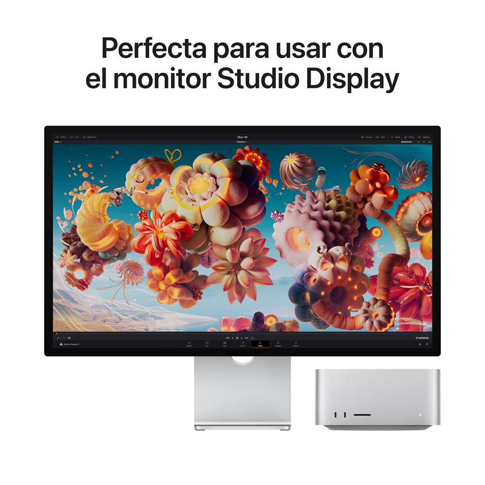 Mac Studio: Chip M1 Max de Apple con CPU de diez núcleos y GPU de veinticuatro núcleos, 512 GB SSD