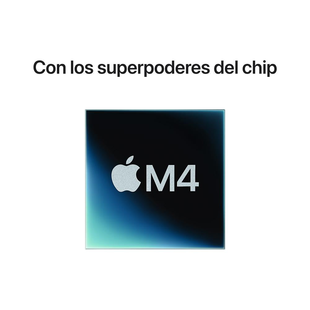 Mac mini: Chip M4 de Apple con CPU de 10 núcleos y GPU de 10 núcleos, 512 GB SSD - Plata
