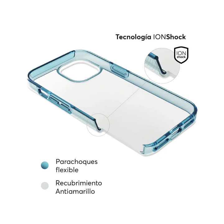 CASE FORCE SINGLE CLEAR IPHONE 15 PRO.