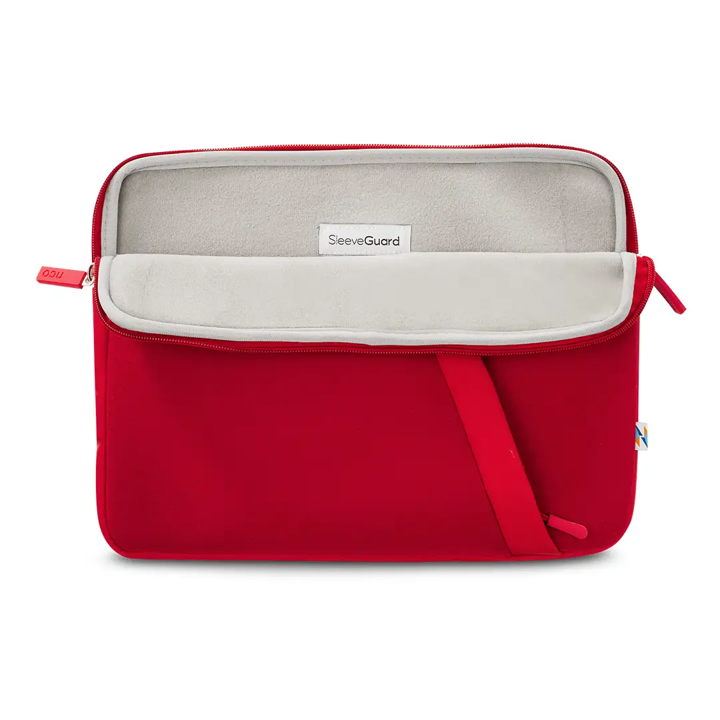 Funda NCO SleeveGuard en espuma viscoelástica para MacBook Pro de 13" - Rojo Cereza