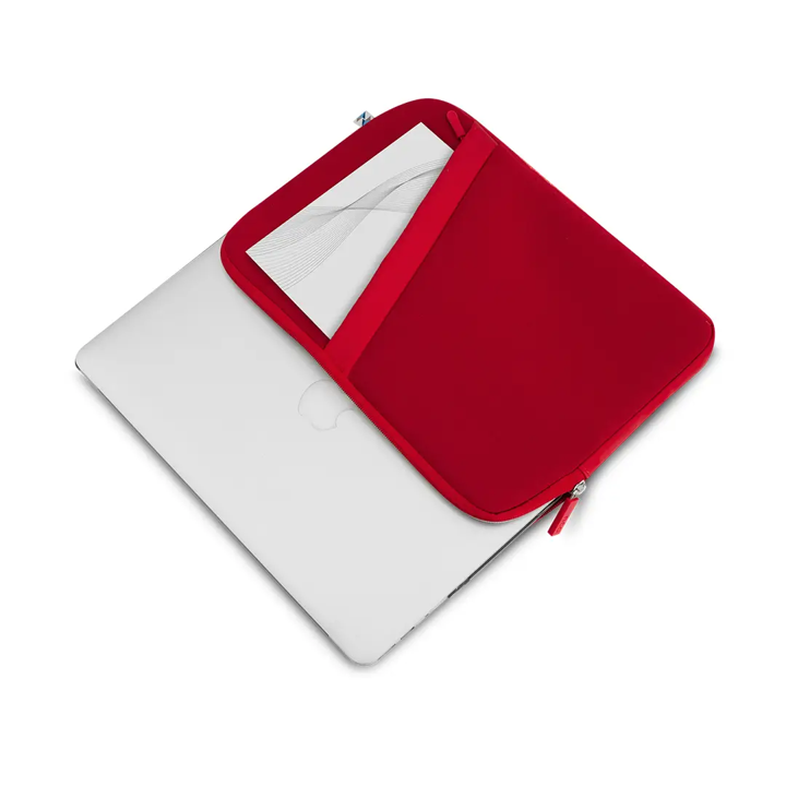 Funda NCO SleeveGuard en espuma viscoelástica para MacBook Pro de 13" - Rojo Cereza