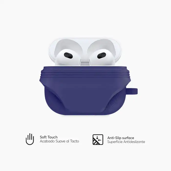 Case de Silicona NCO Para AirPods de 3 Generación - Azul Marino