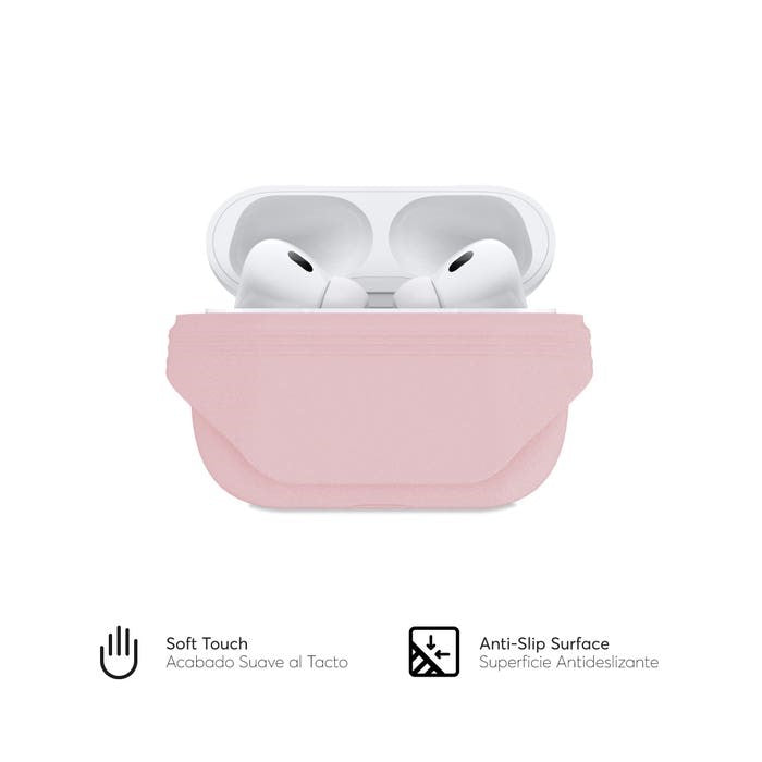 Case NCO SILICON PEARL Para AirPods Pro 2da Generacion - Rosa