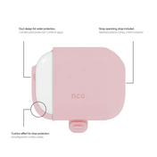 Case NCO SILICON PEARL Para AirPods Pro 2da Generacion - Rosa