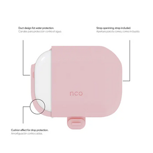Case NCO SILICON PEARL Para AirPods Pro 2da Generacion - Rosa