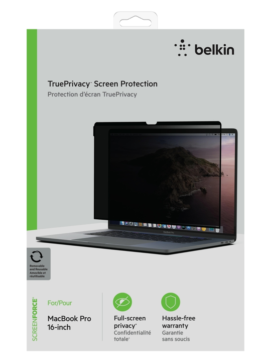 Protector Pantalla Belkin Removible De Privacidad Para MacBook Pro Pro 16"