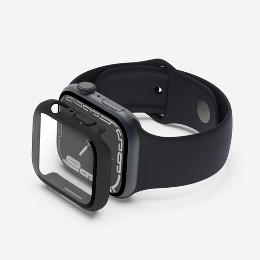 Protector de pantalla BELKIN en vidrio templado 360 AW para Apple Watch de 44/45mm - Negro