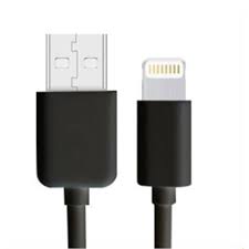 IO CHARGE &AMP; SYNC LIGHTNING CABLE (1M)-BK