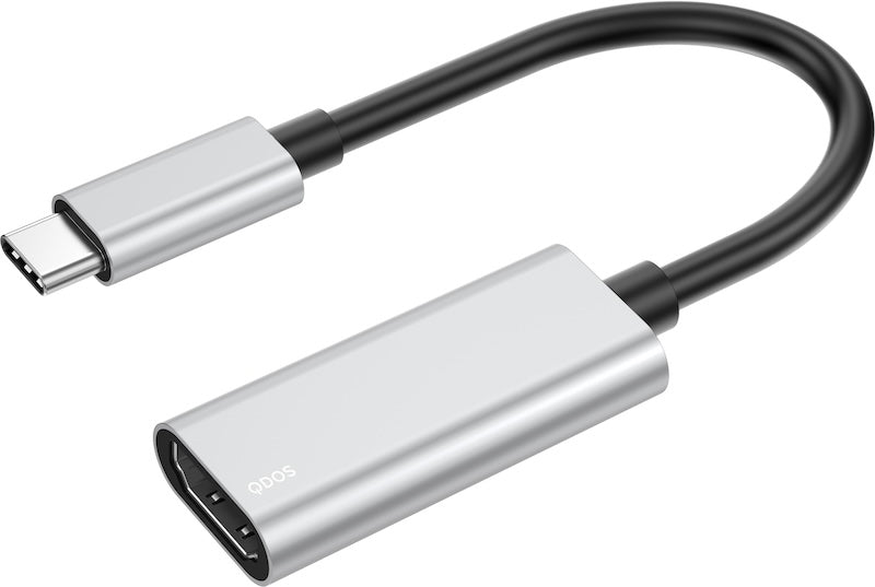 MULTIPUERTO QDOS POWERLINK DISPLAY USB-C A HDMI SILVER