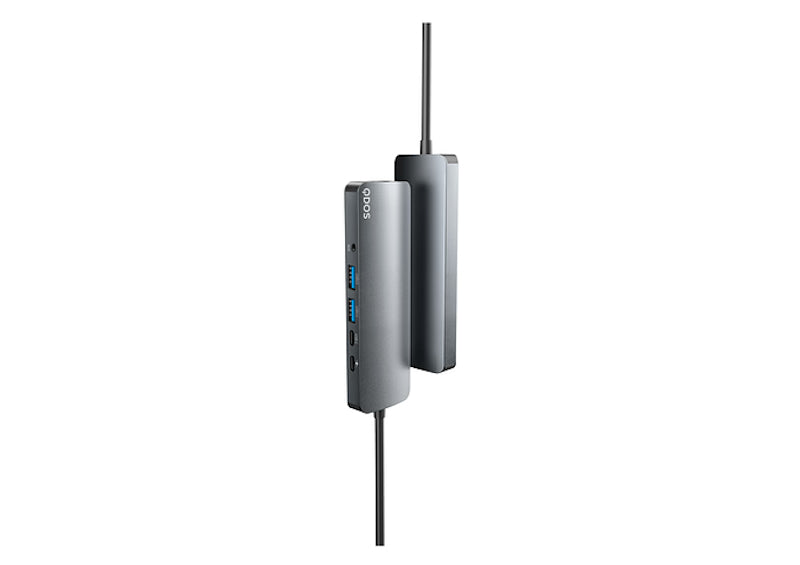 MULTIPUERTO QDOS POWERLINK MINI USB-C 6 EN 1 SILVER