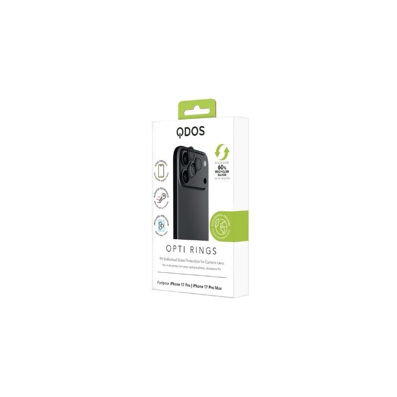 PROTECTOR DE CAMARAS QDOS OPTIRINGS PARA IPHONE 17/16 PRO MAX