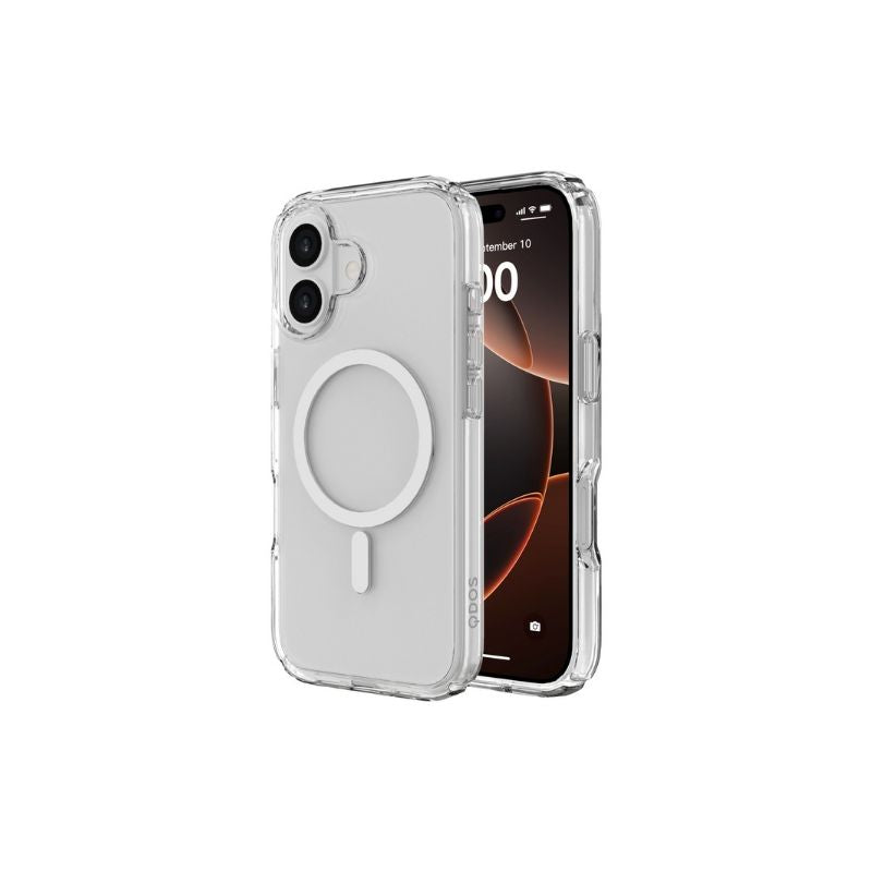 CASE QDOS HYBRID DROP MILITARY STANDARD IPHONE 17 CLEAR