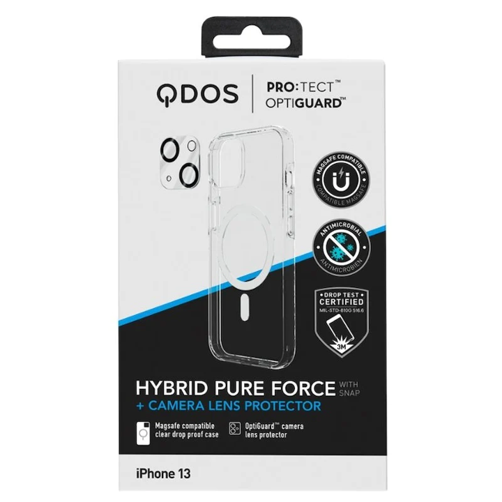 CASE QDOS PACK IPH 13 + PROTECTOR CAM CL