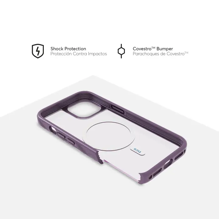 Case NCO SAFECASE GRIP con MagSafe para iPhone 14  - Berry