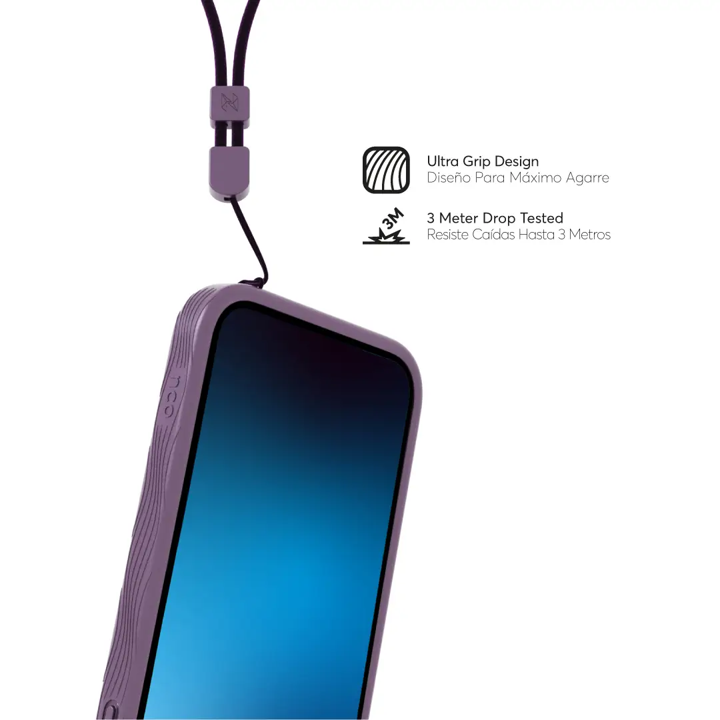 Case NCO SafeCase GRIP con MagSafe para iPhone 14 Plus - Purpura