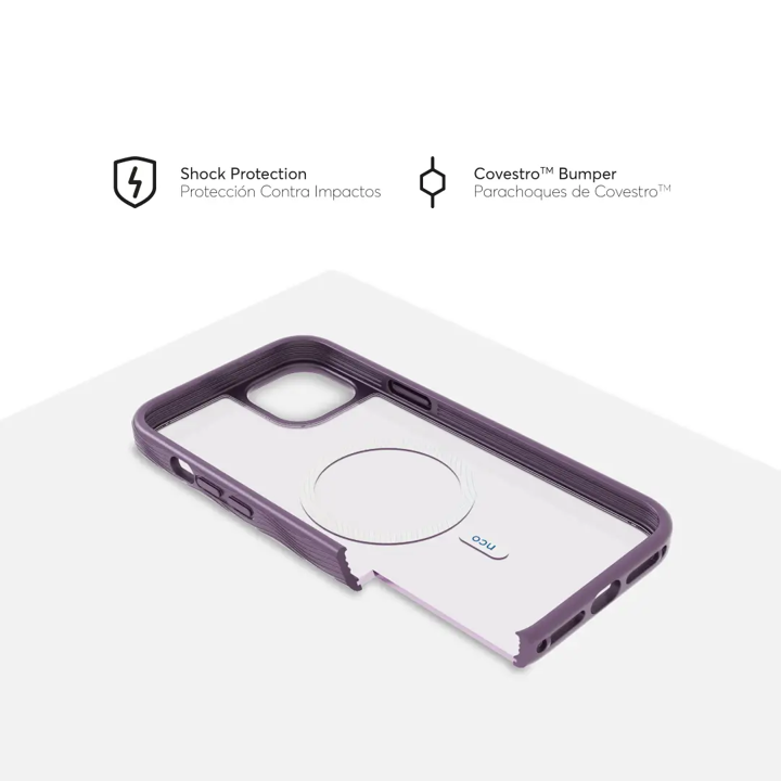 Case NCO SafeCase GRIP con MagSafe para iPhone 14 Plus - Purpura