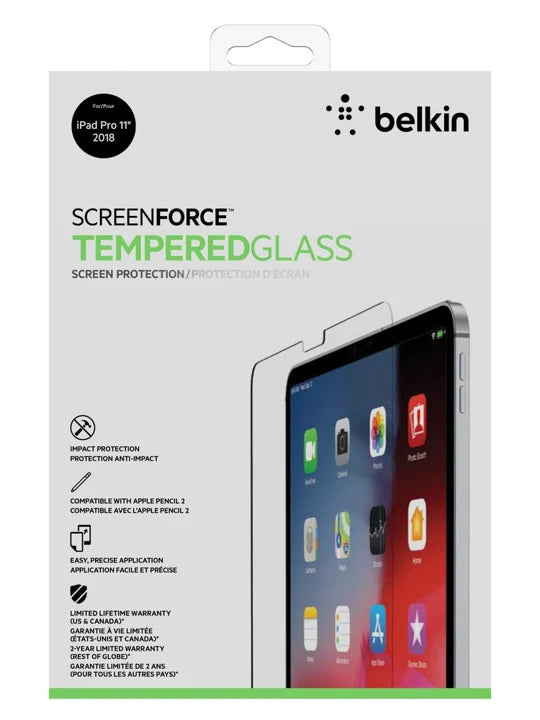 PROTECTOR DE PANTALLA BELKIN TEMPEREDGLASS IPAD AIR 13 IN M2