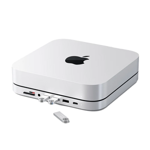 SATECHI ALUMINUM STAND HUB MAC MINI SLV