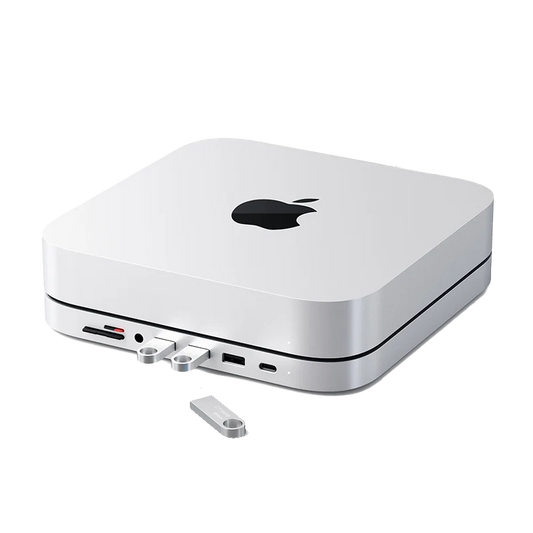 SATECHI ALUMINUM STAND HUB MAC MINI SLV