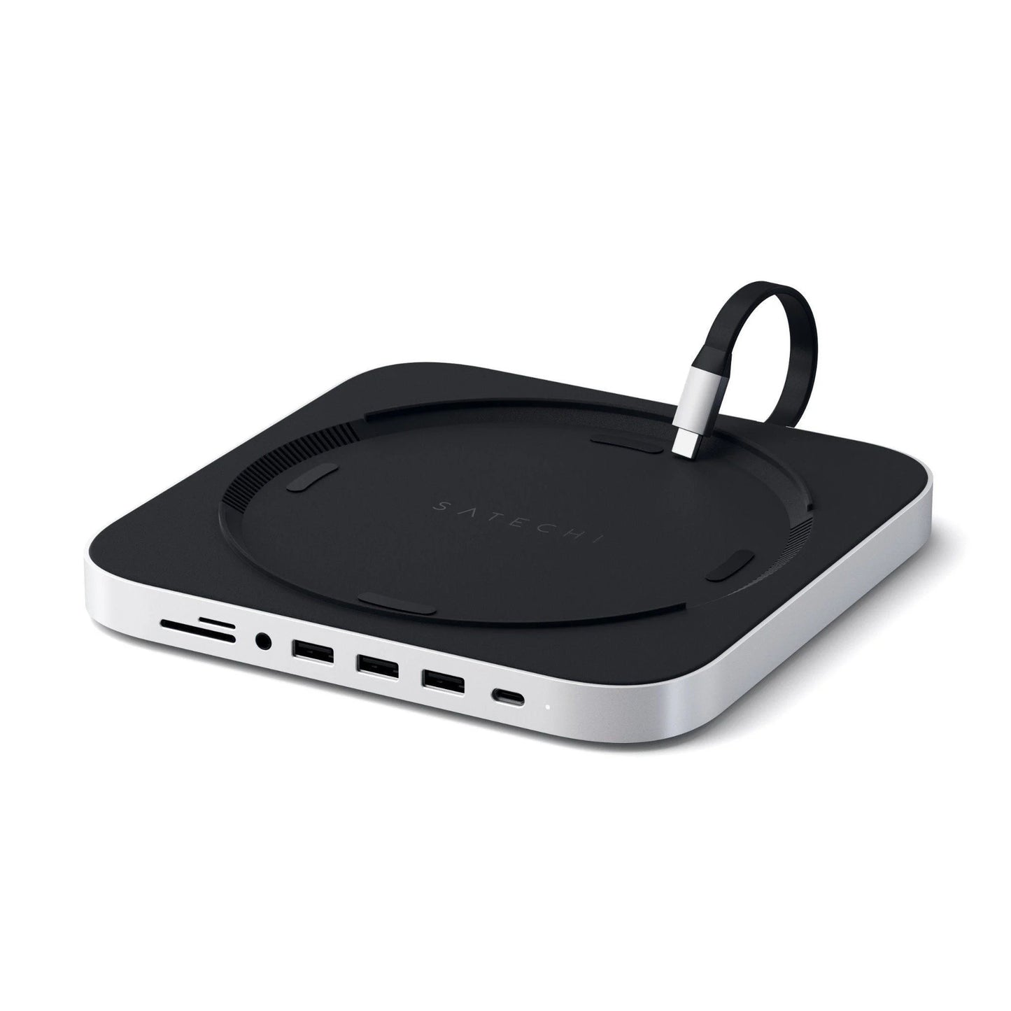 SATECHI ALUMINUM STAND HUB MAC MINI SLV