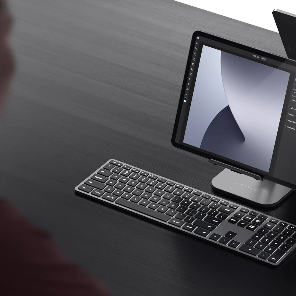 TECLADO SATECHI SLIM X3 ESP GRY
