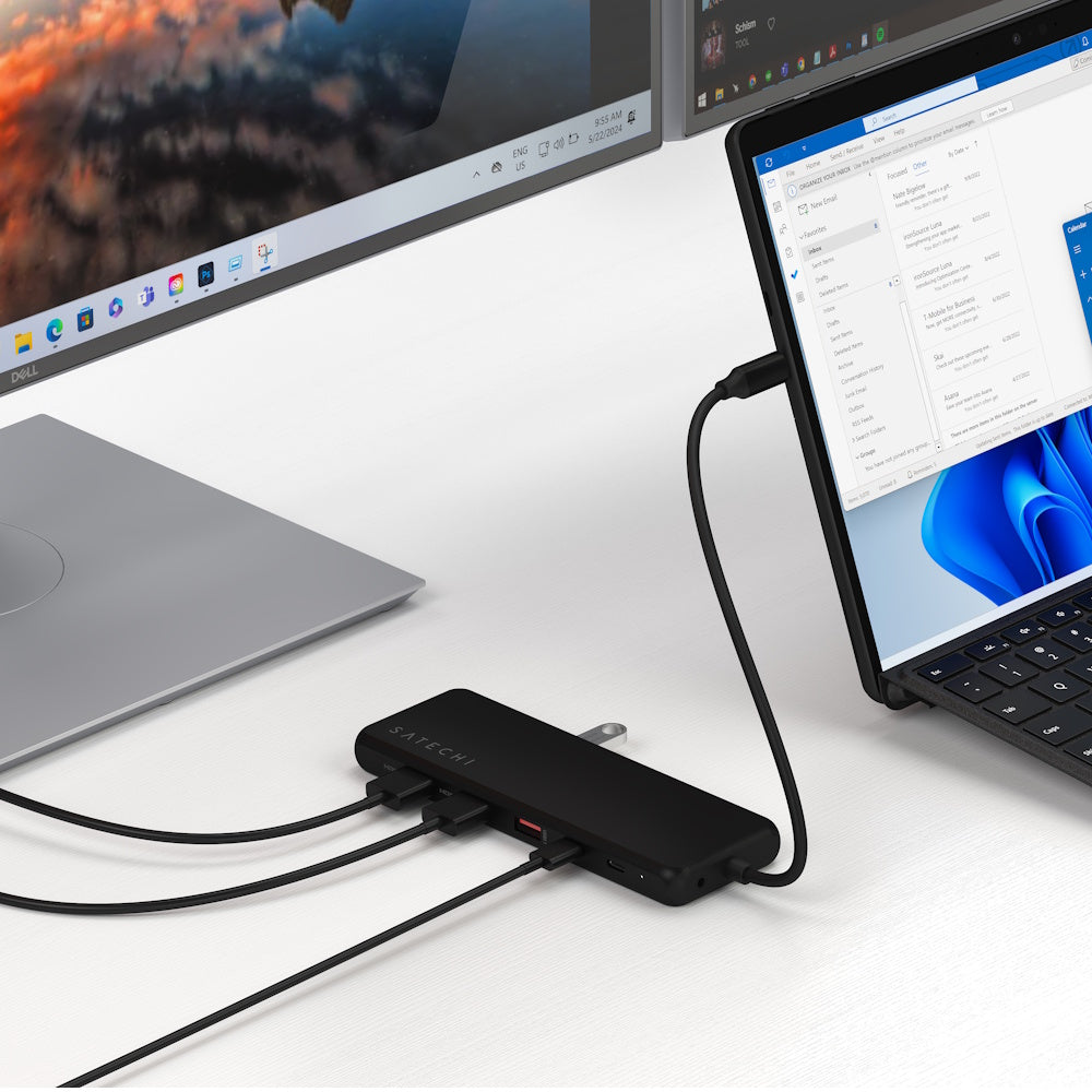 MULTIPUERTO SATECHI PRO USB-C 13 EN 1 4K BLACK