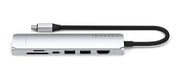 MULTIPUERTO SATECHI USB-C 7 EN 1 4K ETHERNET SILV ER
