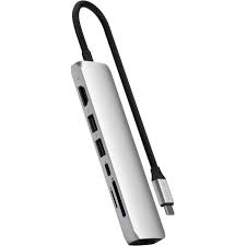 MULTIPUERTO SATECHI USB-C 7 EN 1 4K ETHERNET SILV ER
