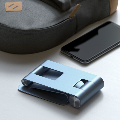 Soporte De Aluminio Satechi R1 Para iPad Azul Mac Store