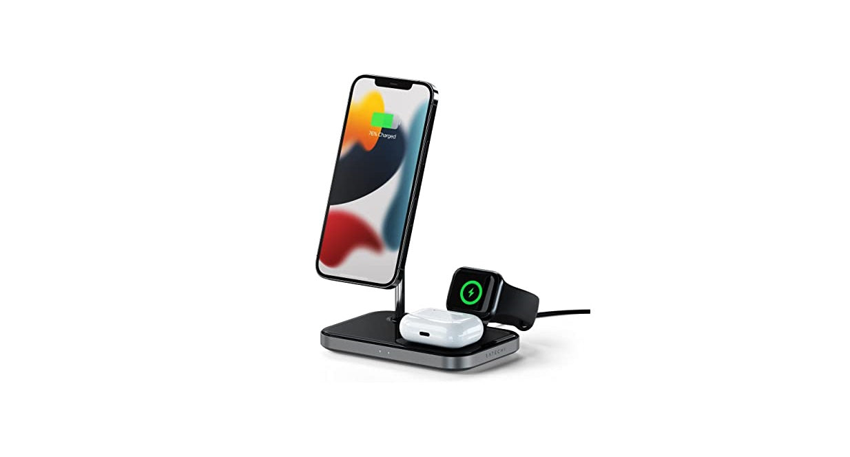 SATECHI MAGNETIC 3-IN-1 WIRELESS CHARGIN