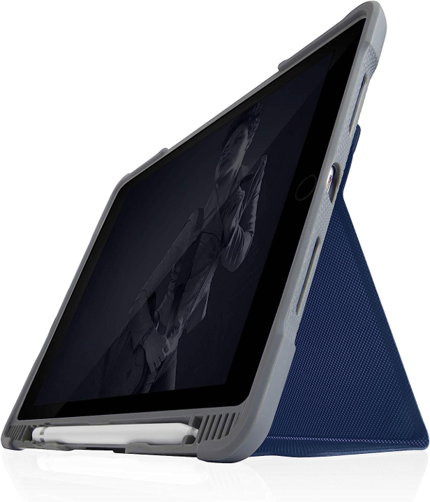 Case STM Dux Plus Dúo Para iPad de 10.2" (Gen 8 y 9) -  Azul