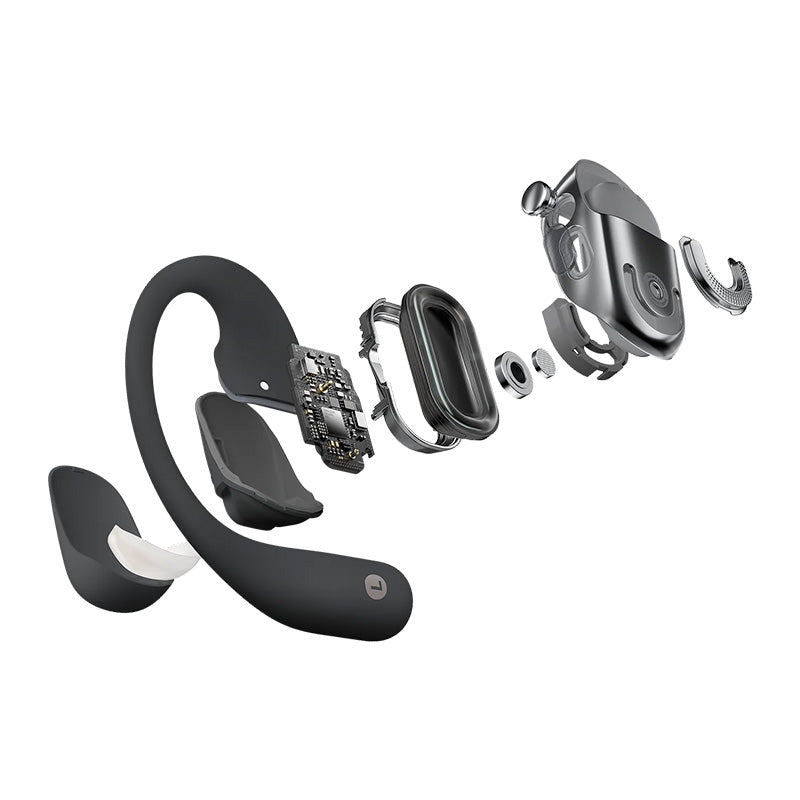 SHOKZ OPENFIT 2+ ワイヤレスイヤホン ブラック OpenFit 2 + | オープンイヤーイヤホン