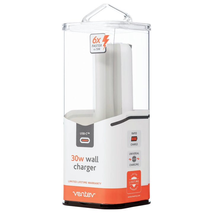 Cargador de Pared VENTEV de 30W - Blanco