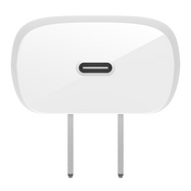 Cargador de pared BELKIN USB-C PD 3.0 PPS de 30 W + cable USB-C a USB-C - Blanco