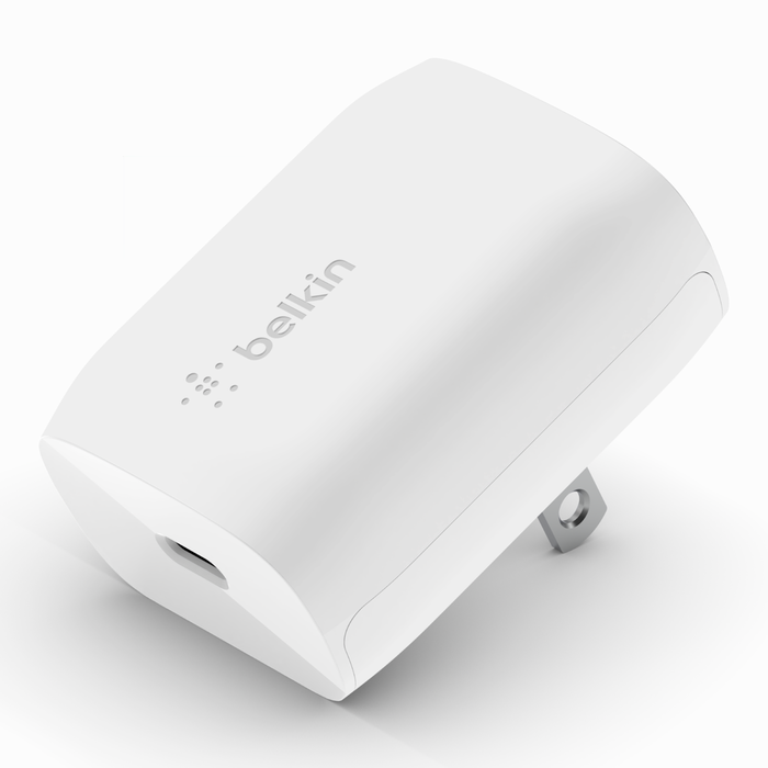 Cargador de pared BELKIN USB-C de 20 W - Blanco