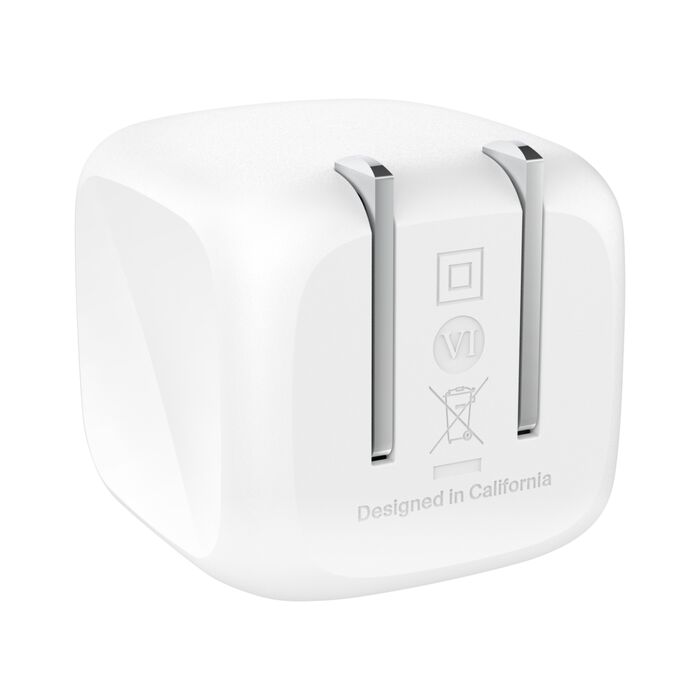 ADAPTADOR BELKIN DE PARED 45W USB-C + CABLE USB-C 60W WHITE