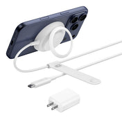 CABLE BELKIN USB-C A MAGSAFE 25W QI2 2MT WHITE