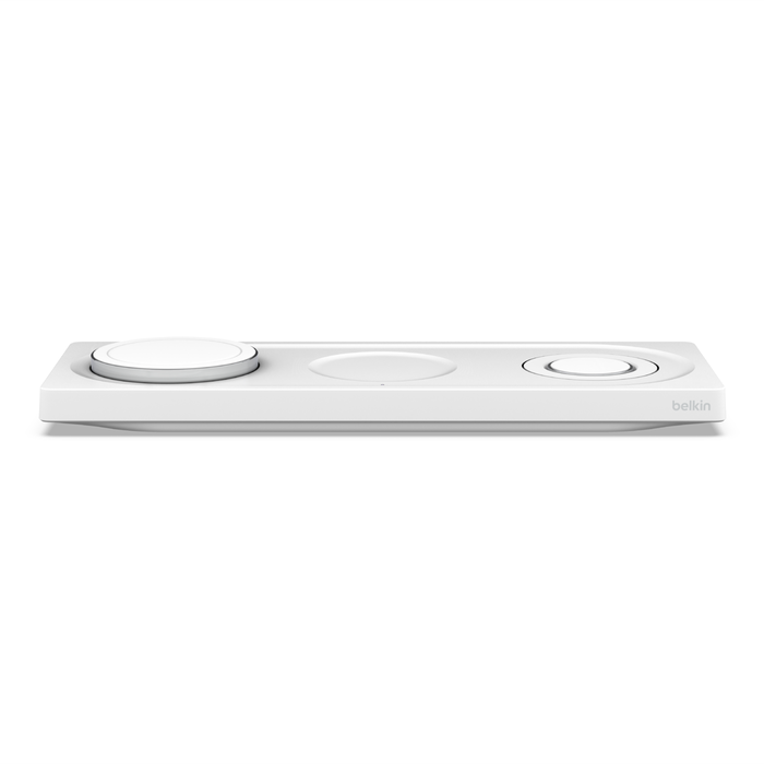 Base de Carga Inalámbrica 3 en 1 MagSafe Pro - Carga Rápida Para Apple Watch 7/8/Ultra- Blanco