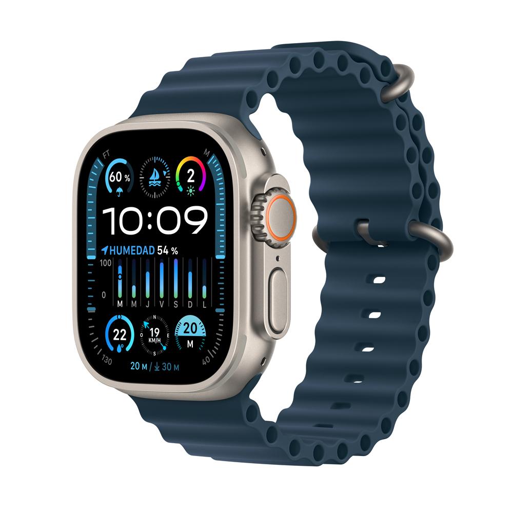 Apple Watch Ultra 2 GPS + Cellular • Caja de titanio de 49 mm • Correa Ocean azul