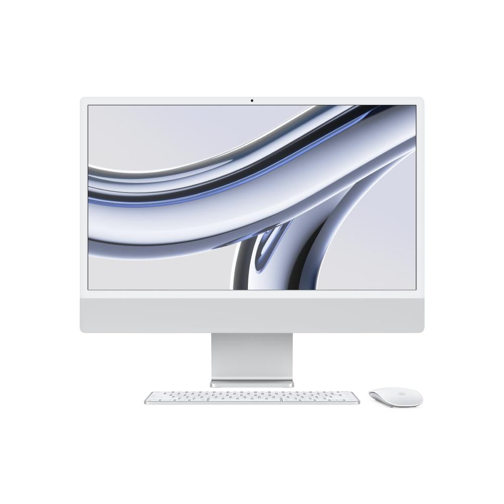 iMac con pantalla Retina 4,5K de 24 pulgadas Chip M3 de Apple con CPU de 8 núcleos y GPU de 8 núcleos
