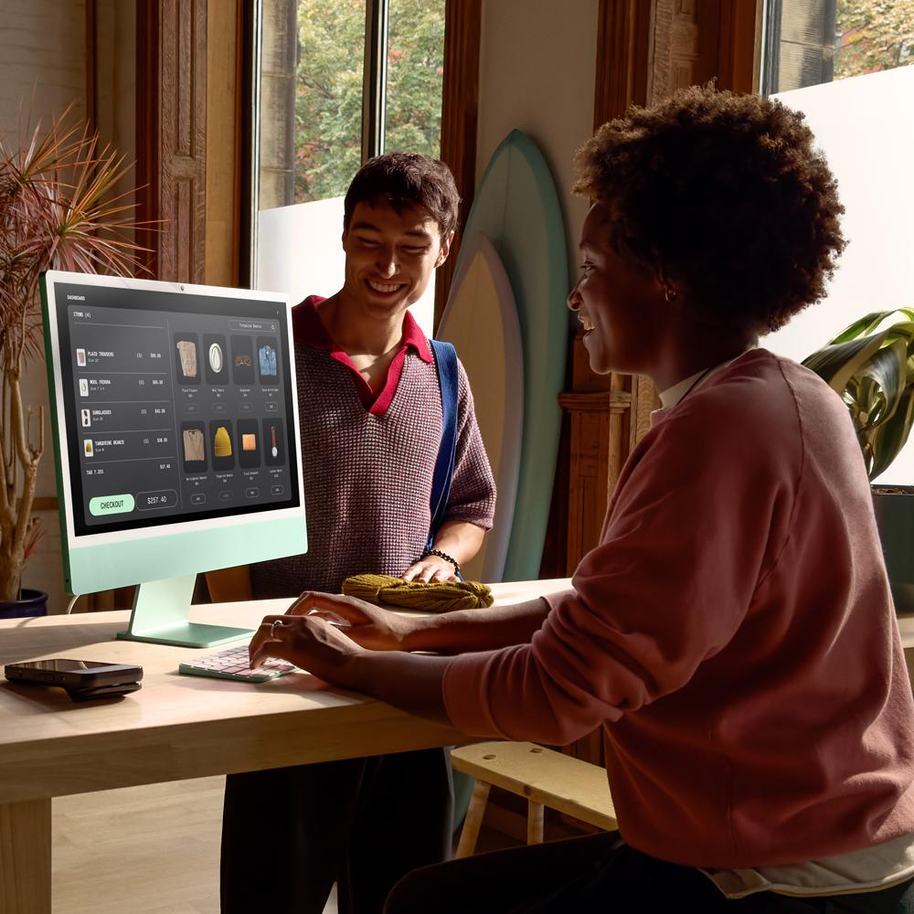 iMac con pantalla Retina 4,5K de 24 pulgadas: Chip M4 de Apple con CPU de 8 núcleos y GPU de 8 núcleos, 256 GB SSD - Azul