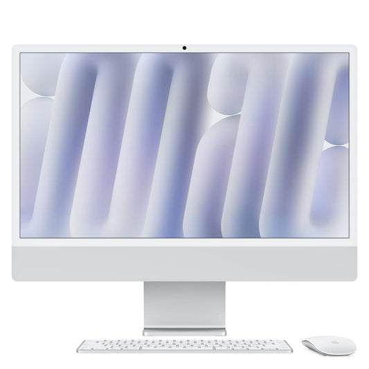 iMac con pantalla Retina 4,5K de 24 pulgadas: Chip M4 de Apple con CPU de 8 núcleos y GPU de 8 núcleos, 256 GB SSD - Plata