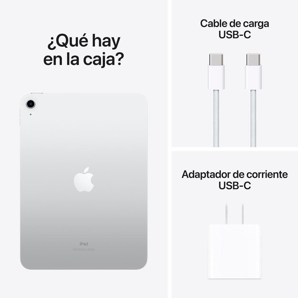 iPad de 10,9 pulgadas Wi-Fi 64 GB - Plata (10.ª generación)