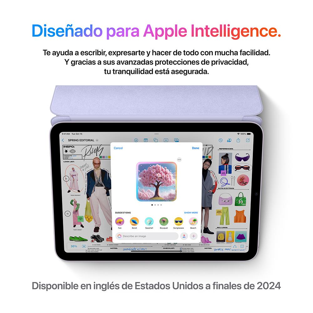 iPad mini Wi-Fi 128 GB - Gris espacial (A17 Pro)
